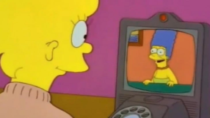Los Simpson videollamada