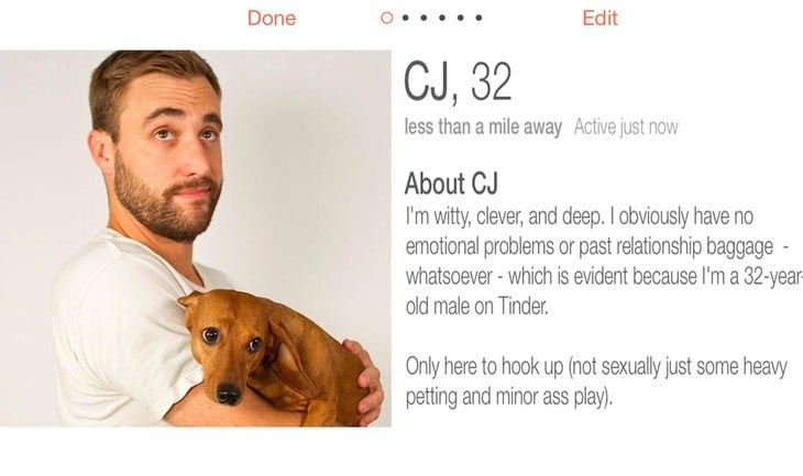 Perfil de hombre con perro