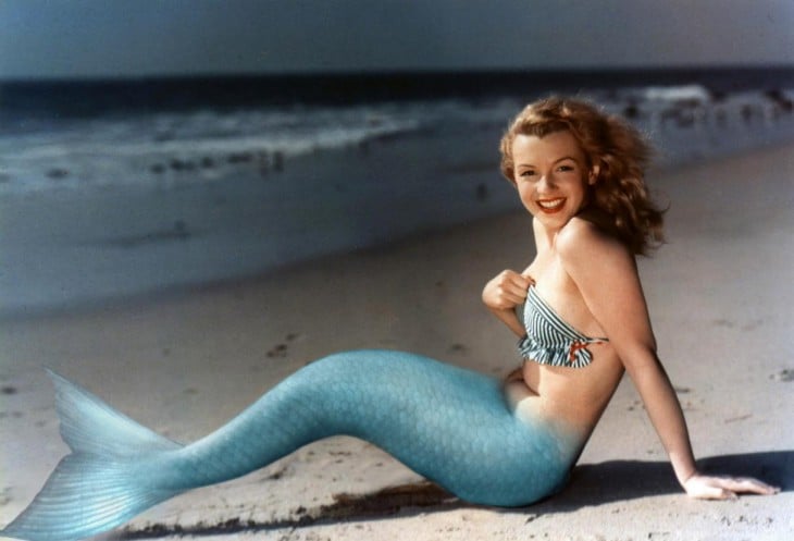 sirena, Photoshop de Marilyn Monroe