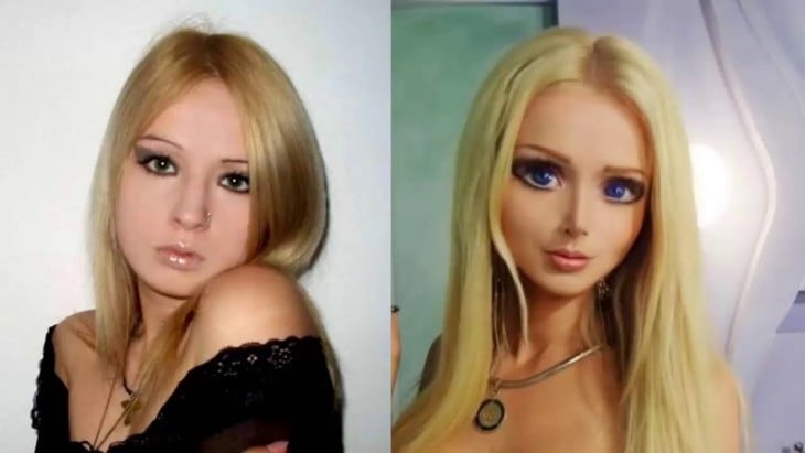 Valeria Lukyanova, la barbie humana, antes de sus operaciones