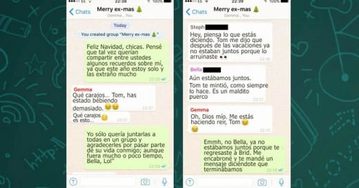 Agregó a todas sus EXNOVIAS a un grupo en Whatspp y se volvió una locura; ¡Así terminó esto..!