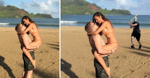 Una chica pidió ayuda para que quitaran la isla de su fotografía con Photoshop ¡Internet respondió así