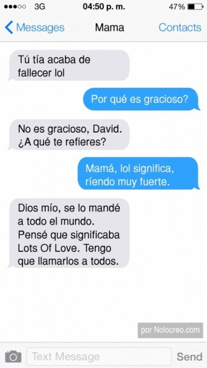 Conversación en Watsapp