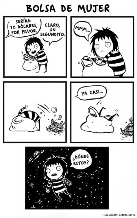 Ilustraciones de Sarah Andersen, lógica femenina