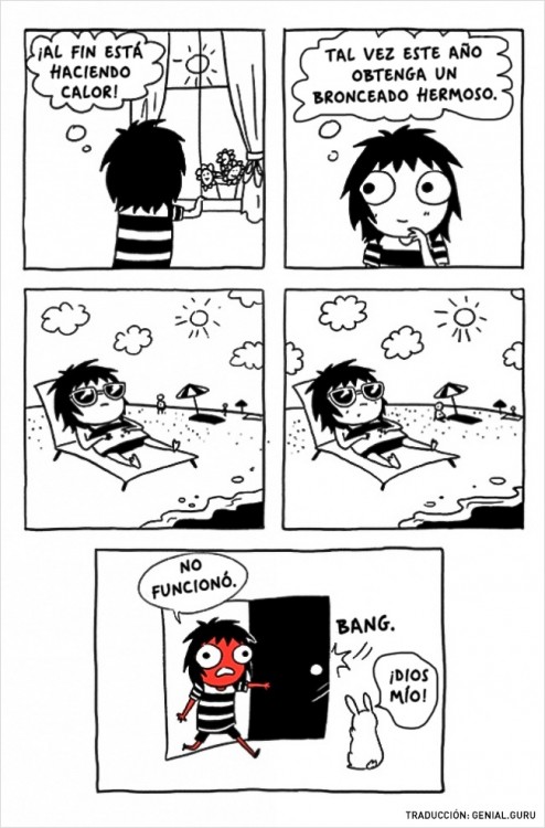 Ilustraciones de Sarah Andersen, lógica femenina