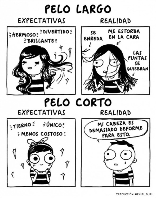 Ilustraciones de Sarah Andersen, lógica femenina