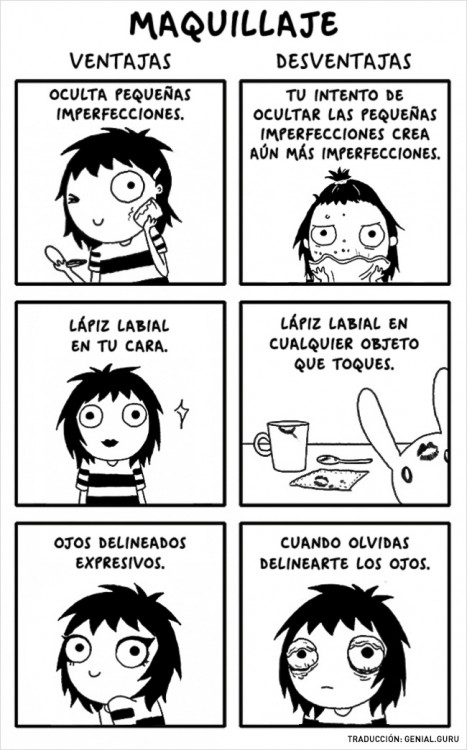 Ilustraciones de Sarah Andersen, lógica femenina