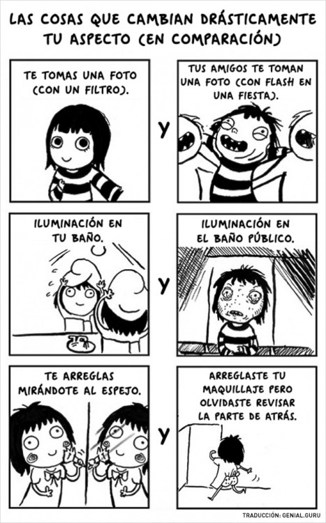 Ilustraciones de Sarah Andersen, lógica femenina