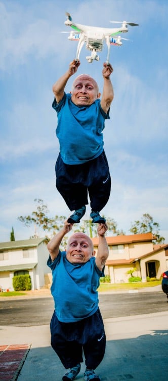 doble, Photoshop Vern Troyer