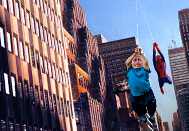 spiderman, Photoshop Vern Troyer