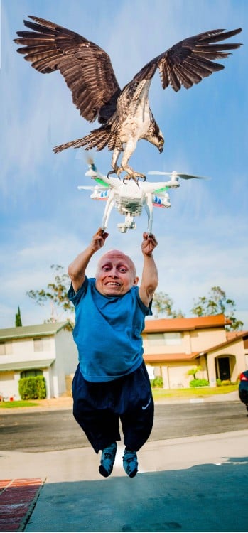 aguila, Photoshop Vern Troyer