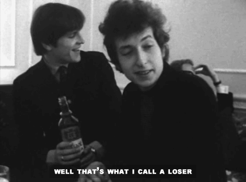 Bob Dylan en un bar