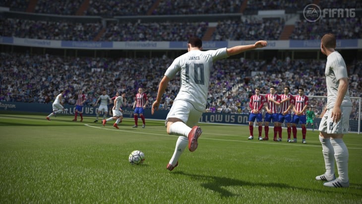 Escena del juego FIFA 16