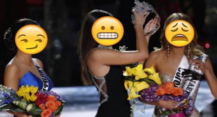 Memes por la equivocación en Miss Universo