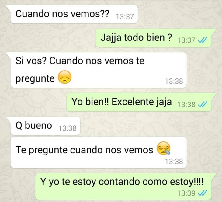 Conversaciones en chat