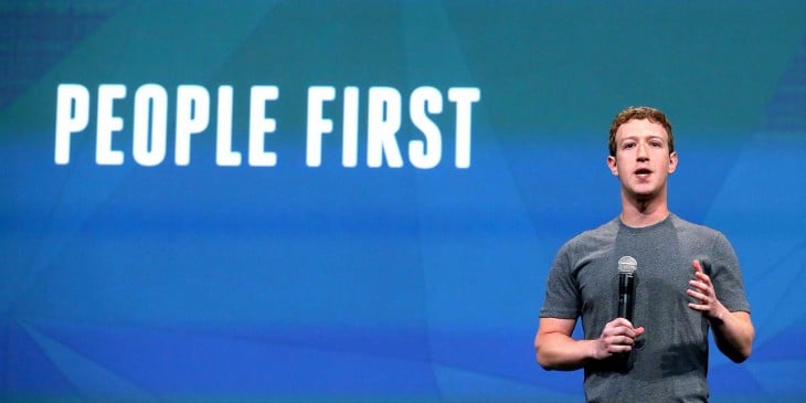 Zuckerberg dice people first