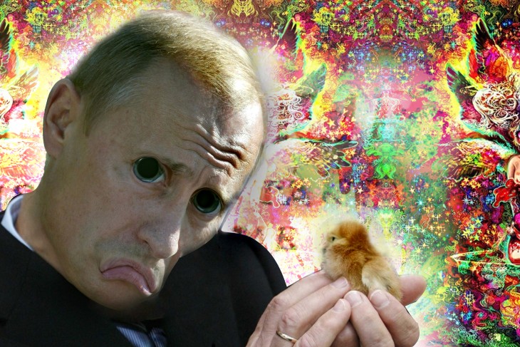 Vladimir Putin en batalla de Photoshop