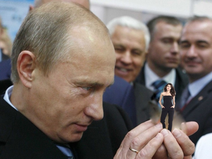 Vladimir Putin en batalla de Photoshop