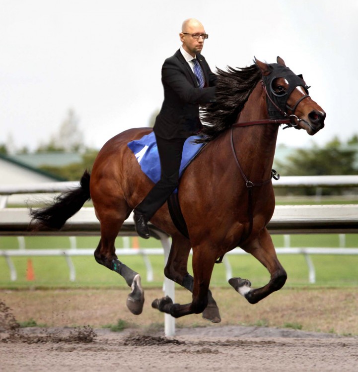 photoshop parlamento ucraniano caballo