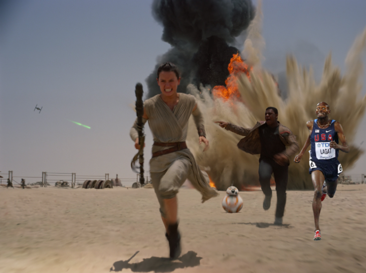 photoshop carrera star wars