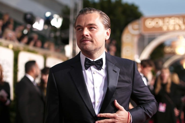 Leonardo DiCaprio en los Globo de Oro