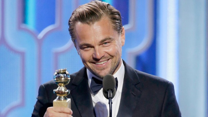 discuros de Leonardo DiCaprio en los Globo de Oro