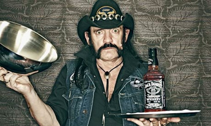 Lemmy Kilmister con Jack Daniel's