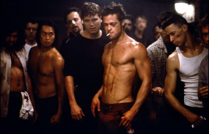 Escena Brad Pitt Club de la Pelea