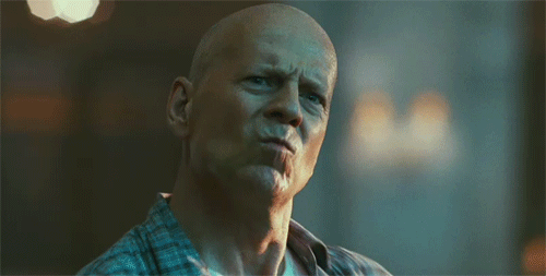 gif Bruce Willis en Duro de Matar
