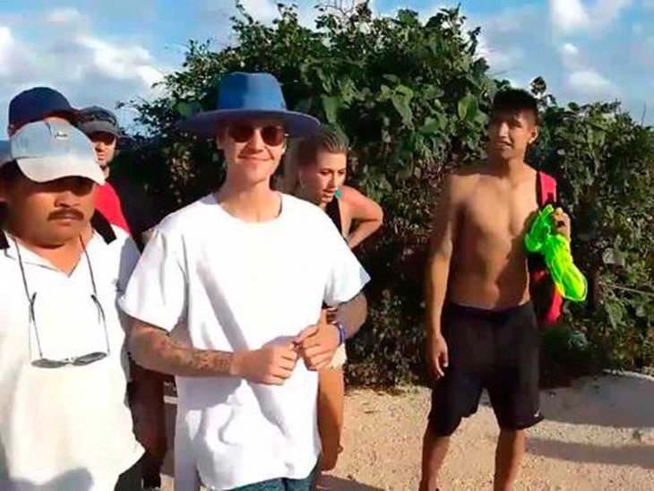 Expulsan a Justin Bieber de las ruinas mayas de Tulum