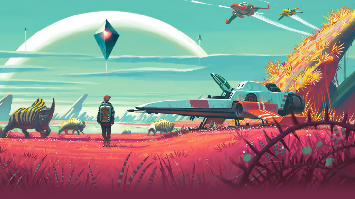 Escena de No Man's sky