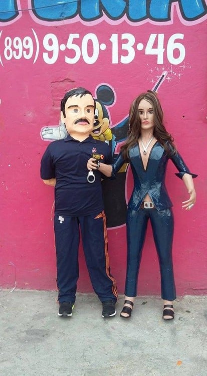 piñatas de El Chapo y Kate (7)