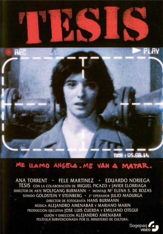 Cartel de la película Tesis