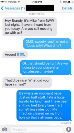 Conversación mensajes de texto