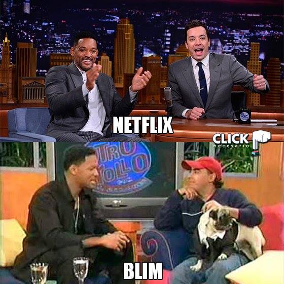 memes de Netflix vs. Blim