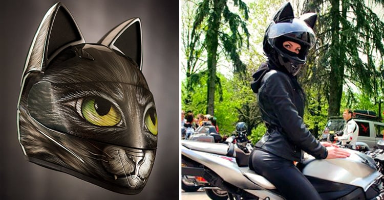 Hobart costilla absceso Empresa rusa crea casco con orejas de gato para motociclista