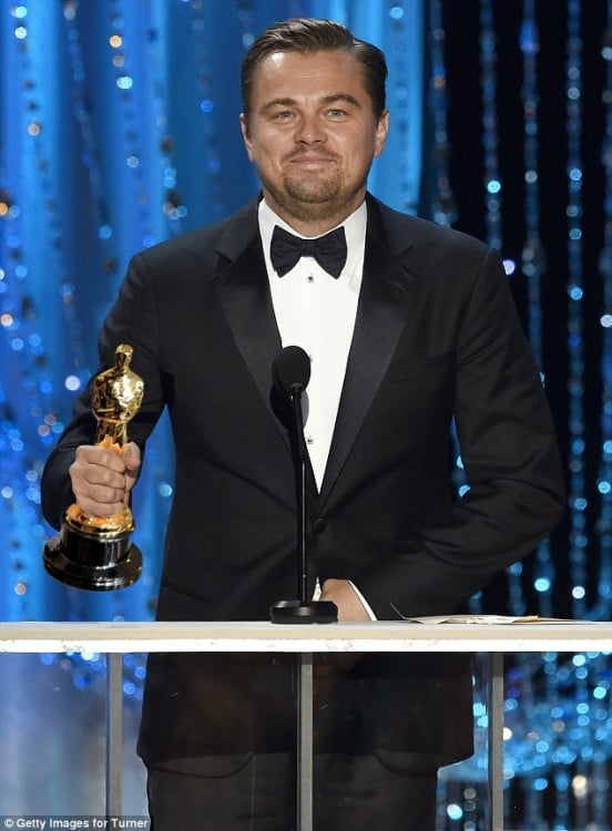 Dicaprio premio photoshop oscar