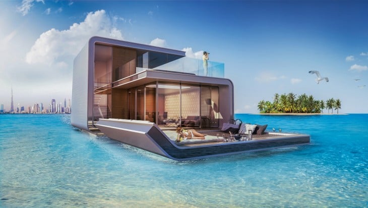 Casa flotante en Dubai