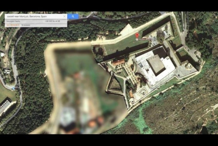 Imágenes censuradas de Google Earth