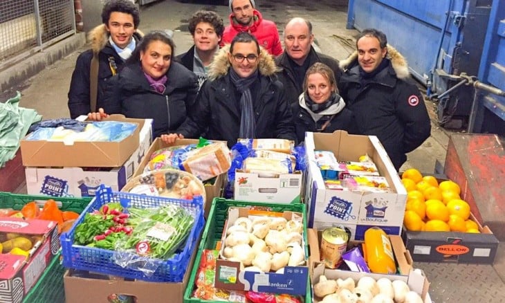 Donación supermercados francia