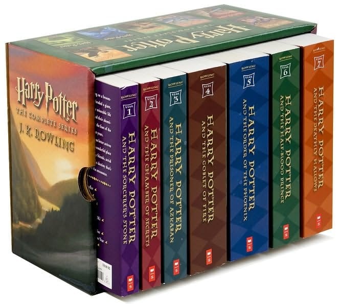 Saga de Harry Potter en libros