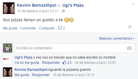 Ugi's Pizza y su peculiar estilo de atender al cliente