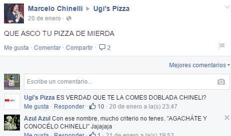 Ugi's Pizza y su peculiar estilo de atender al cliente