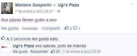 Ugi's Pizza y su peculiar estilo de atender al cliente