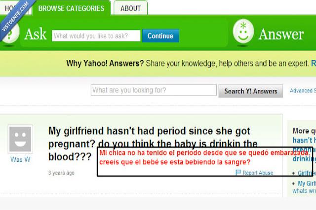 Las peores publicaciones en Yahoo Respuestas