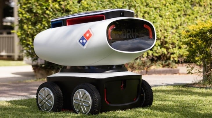Domino's entregará sus pizzas con un robot 