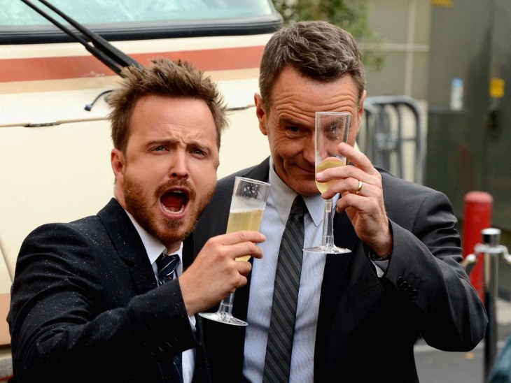 Aaron Paul y Bryan Cranston