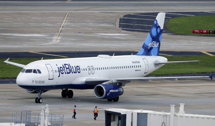 Avión de Jet Blue