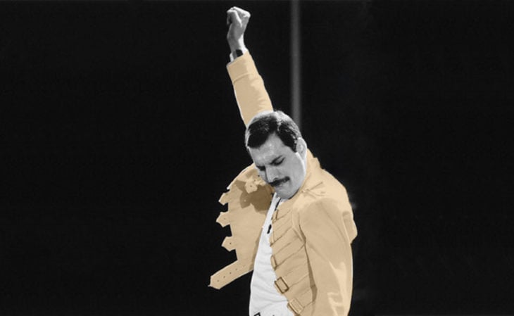 Freddie Mercury en concierto