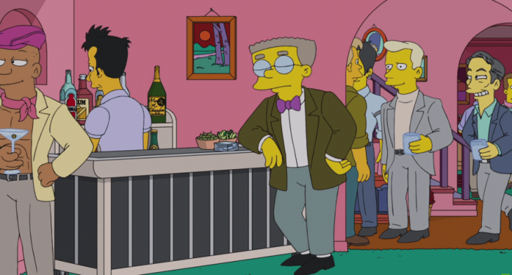 Smithers finalmente sale clóset